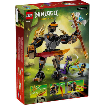 Lodër ndërtimi LEGO NINJAGO 71854 Cole’s Mission Mech, 364 pjesë, për kalamaj 7+