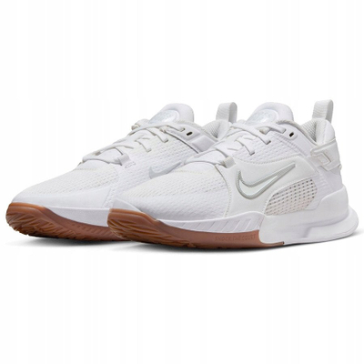 Atlete tenisi Nike Crosscourt për fëmijë, fushë e brendshme, rrjetë e ajrosur, të bardha