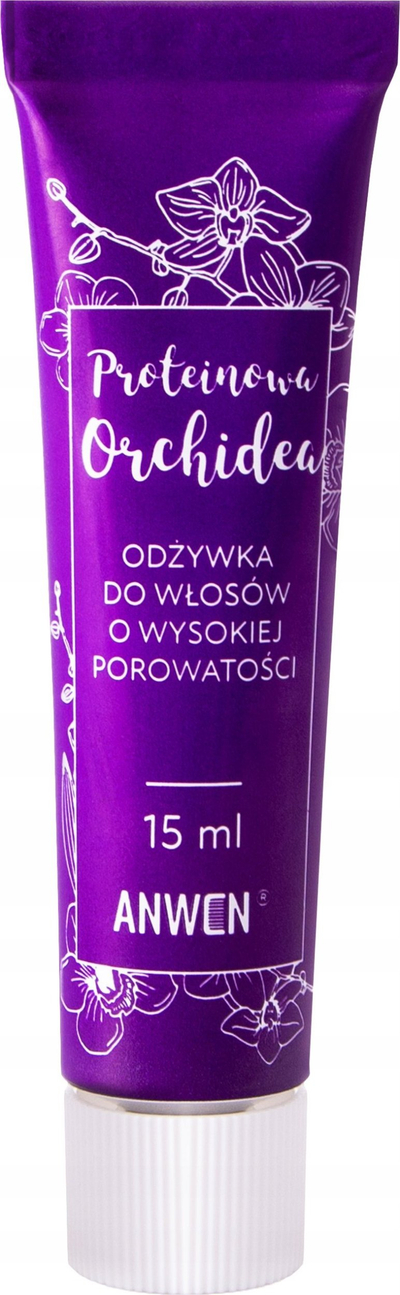 Balsam flokësh Anwen Protein Orchid, për flokë me porozitet të lartë, 15 ml