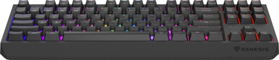 Tastiere gaming Genesis Thor 230 TKL Wireless, mekanike, Outemu Panda, e zezë