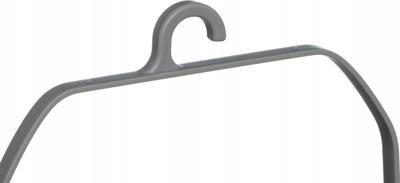 Shporte për kapëse rrobash 5Five Simply Smart Hugger Gray, kompakte, gri antracit