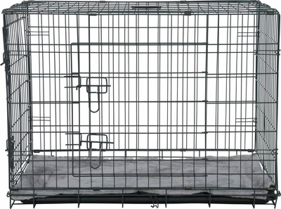 Kafaz transporti për qen Zolux NOMAD 2in1 XL, 107x71x77cm, i palosshëm, gri
