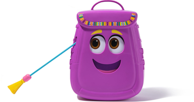 Çantë lodër Nickelodeon Dora the Explorer Adventure Backpack, 20cm, me aksesorë eksplorimi, vjollcë
