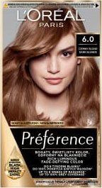 Bojë flokësh L'Oréal Paris Preference 6 Dark Blonde, që nuk ikën kollaj, bionde e errët