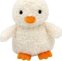 Lodër pelushi Tulilo Happy Farm Duck, 23cm, e bardhë