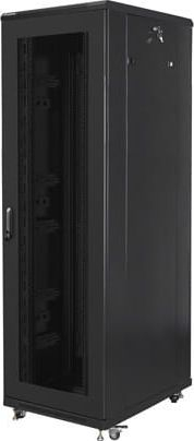 Kabinet rrjeti Lanberg Standing Cabinet 19" FF01-8842-23B, 42U, ngarkesë 800kg, i zi