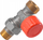 Valvul termostatike e drejtë Comap D3805E, 1/2", me pararregullim, e nikluar