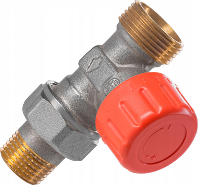 Valvul termostatike e drejtë Comap D3805E, 1/2", me pararregullim, e nikluar