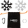 NEO TOOLS Snowflake Мулти-Алат 19 во 1, 2 парчиња