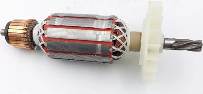 Rotor elektrik universal, për motorë veglash, me kolektor bakri, gri