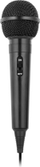Mikrofon me kabllo DM-202, jak 6.35mm, buton ON OFF, i zi