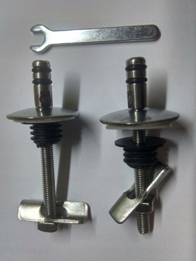 Set montimi kapaku tualeti Cersanit Metropolitan Urb K99-0239, çelik i kromuar, 2 copë, argjend