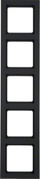 Kornizë pesëfishe Berker Q.3, montim vertikal horizontal, anthracite velvet