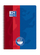 Bllok shkolle Oxford Duo Classic College Pad A4+, 80 fletë, letër 90 g/m², blu e kuqe