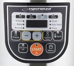 Тенџере Multicooker Esperanza Cooking Mate, 850W, црна / сребрена (EKG011)