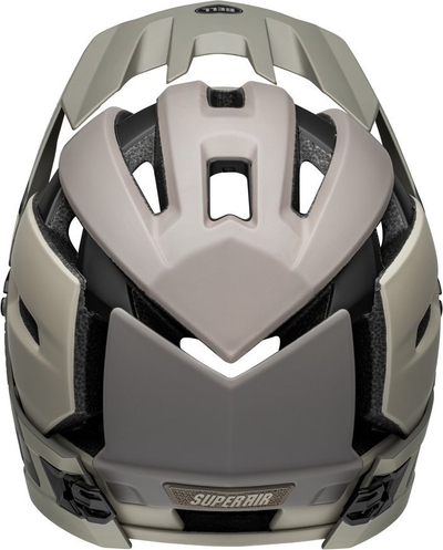 Helmetë çiklizmi Full Face Bell Super Air R Mips Spherical, MTB, e bardhë infrakuqe mat me shkëlqim