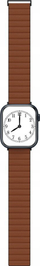 Ремче JCPal FlexDuo за Apple Watch 38/40/41mm, магнетно, TPU PU, црно кафено