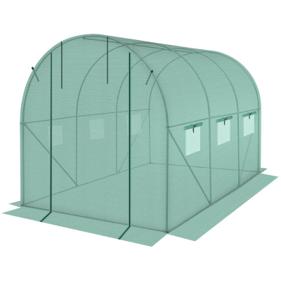 Serë tunel Saska Garden 300x200x200 cm, skelet i galvanizuar, jeshile