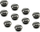 Prizë mbyllëse për ftohje uji XSPC G1/4 Stop Plug V2, set 10 copë, Black Chrome