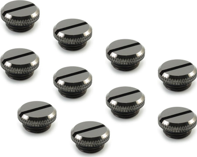 Prizë mbyllëse për ftohje uji XSPC G1/4 Stop Plug V2, set 10 copë, Black Chrome