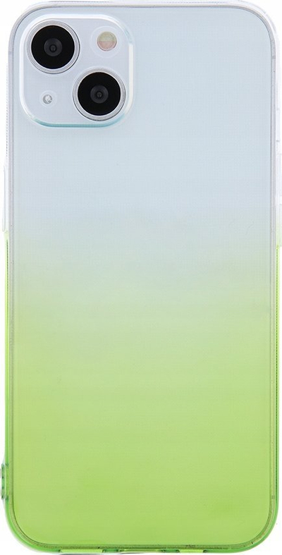 Mbulesë telefoni Ombre për Samsung Galaxy A14, TPU i butë, transparente, jeshile