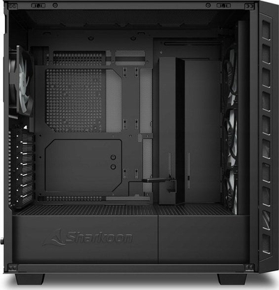 Kasë Sharkoon Rebel C80M RGB, e zezë, Midi Tower