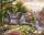 Set pikturimi Symag Painting Enchanted Land, Paint By Numbers, kanavacë 40x50cm, shumëngjyrëshe