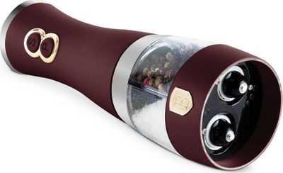 Електричен млин за сол и бибер Berlinger Haus BH-9644 Leonardo, керамички механизам, бордо