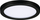 Panel LED për tavan Paulmann Areo Round, 3000K, Ø11.8cm, i zi