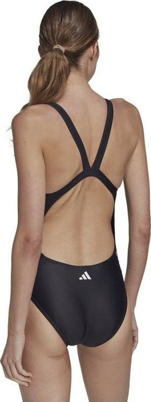 Kostum banje adidas Big Bars Suit W HR4381, një pjesë, për gra, i zi