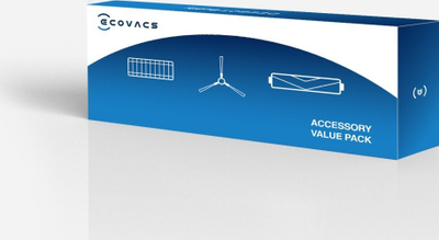 Set aksesorësh Ecovacs Deebot U2 D-KT00-2017, furça anësore dhe kryesore, filtro zëvendësuese, me ngjyra