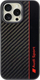 Mbulesë telefoni Audi Carbon Fiber Sports për iPhone 16 Pro Max 6.9", hardcase, e zezë e kuqe