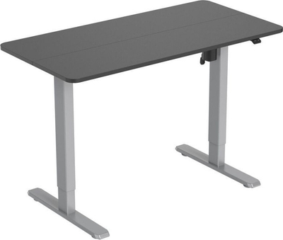 Tavolinë pune elektrike Equip ERGO, me mekanizëm ngritje, 120 x 60 cm, gri