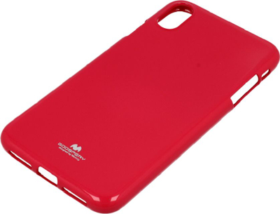 Kover telefoni Mercury Jelly për iPhone Xs Max, gome TPU e butë, rozë e fortë
