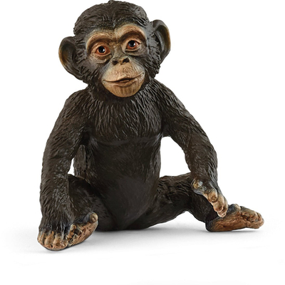 Figurinë Schleich Chimpanzee Baby 14884, WILD LIFE, 5 x 4 x 4 cm, kafe