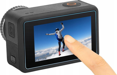 Xham mbrojtës Sunnylife për DJI Osmo Action 3, për lentë dhe ekranet, tempered glass, transparent