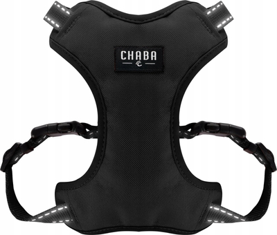 Parzmore për qen Chaba Guard Comfort XS, e rregullueshme, reflektuese, e zezë