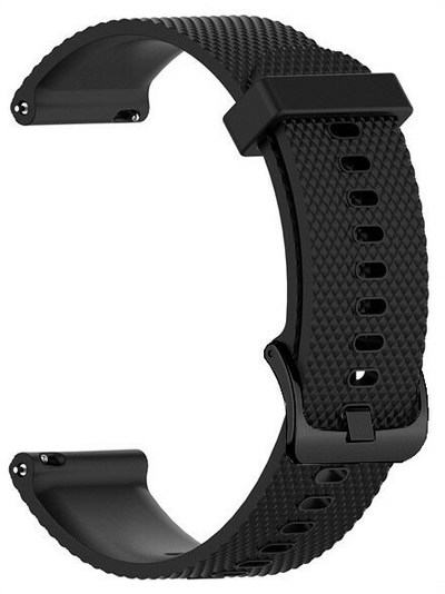Rripa për orë dore 4wrist Garmin 20 mm, të zinj
