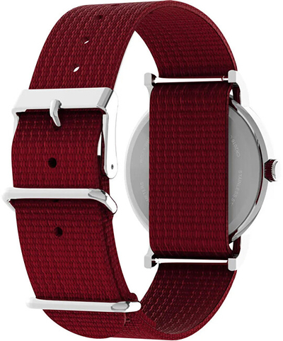 Orë dore Timex Peanuts Weekender TW2Y117006B, e kuqe