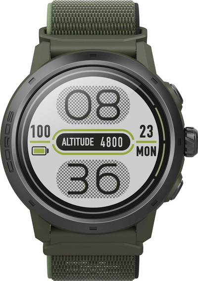 Orë sportive Coros Apex 2 Pro, GPS, multisport, jeshile me të zezë