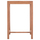 Tavolinë bar HM PRESSCOT, dru teak, 70x70x105 cm, ngjyrë natyrale