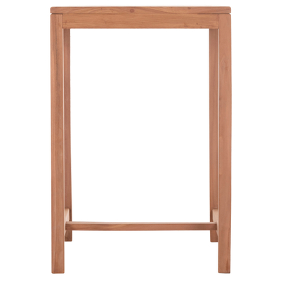 Tavolinë bar HM PRESSCOT, dru teak, 70x70x105 cm, ngjyrë natyrale