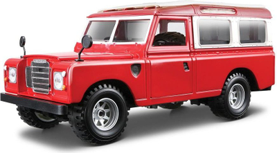 Maket automobil Bburago Land Rover 1:24, metal, i kuq