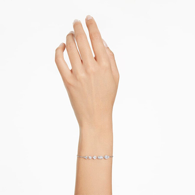 Set bizhuteri për femra Swarovski Mesmera 5665877, i argjendtë/transparent