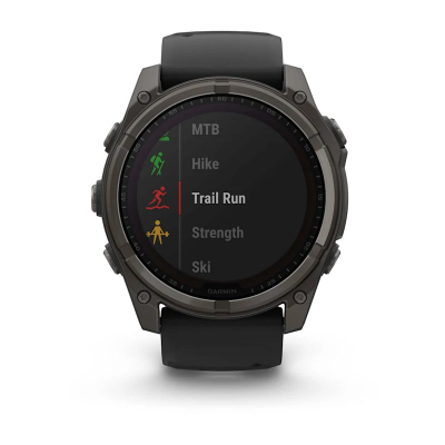 Smartwatch Garmin Fenix 8 Solar Sapphire, titani, 51mm, i zi