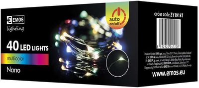 Drita dekoruese për pemë Emos 40 LED, 4m, shumëngjyrëshe