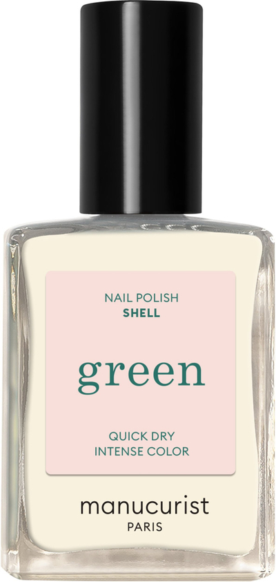 Llak thonjsh Manucurist Green Shell, 15ml, tharje e shpejtë, ngjyrë natyrale