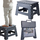 Склопливо табуре Step Up Stool, 22 cm, пластика, сиво