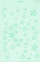 Shabllon plastik FANDY Silhouette Flowers, 17 x 26 cm, transparent
