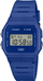 Orë digjitale Casio F-91WB-2A1EF, alarm dhe kronometër, e kaltër